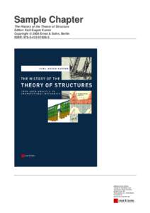 Sample Chapter The History of the Theory of Structure Editor: Karl-Eugen Kurrer Copyright © 2008 Ernst & Sohn, Berlin ISBN: [removed]