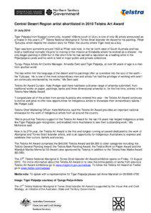 Australia / Australian art / Indigenous Australian culture / National Aboriginal & Torres Strait Islander Art Award / Telstra / Bark painting / Indigenous Australians / Wandjuk Marika / Lily Kelly Napangardi / Arts in Australia / Australian Aboriginal art / Indigenous peoples of Australia