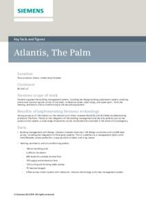 Factsheet: Atlantis, The Palm