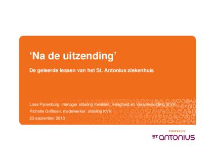 Presentatie_coordinatorenoverleg_Handhygie¨ne St Antonius_def