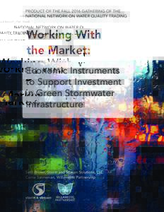 Product of the Fall 2016 gathering of the National Network oN Water Quality Trading Economic Instruments to Support Investment in Green Stormwater