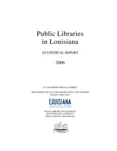 PUBLIC LIBRARIES IN LOUISIANA
