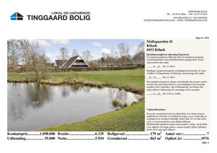TINGGAARD BOLIG TEL. +[removed] | FAX +[removed]