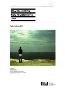 Microsoft Word - New Acquisitions EDUCATION KIT.doc