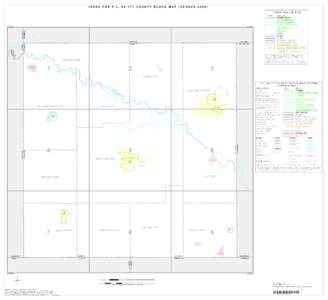 INDEX FOR P.L[removed]COUNTY BLOCK MAP (CENSUS[removed]INDEX MAP LEGEND SYMBOL NAME STYLE