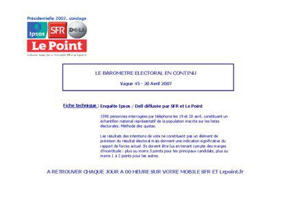 Rapport IpsosDell SFR Le Point - Vague 45.xls