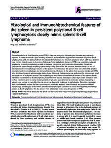 Sun and Juskevicius Diagnostic Pathology 2012, 7:107 http://www.diagnosticpathology.org/content[removed]CASE REPORT  Open Access