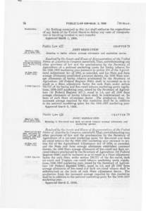 Poundage quota / Acreage allotment / Flue-cured tobacco / Government / Tobacco / Burley / Agricultural Adjustment Act / Allotment / Tobacco quota / United States Department of Agriculture / Economy of the United States / Agriculture