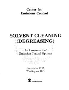 Center for Emissions Control S  November 1992