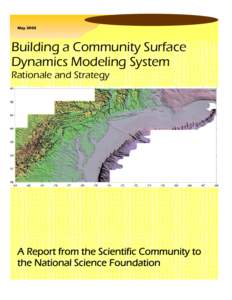 MayBuilding a Community Surface Dynamics Modeling System Rationale and Strategy
