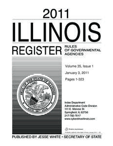 2011  ILLINOIS REGISTER  RULES