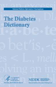 National Diabetes Information Clearinghouse  The Diabetes Dictionary  U.S. Department