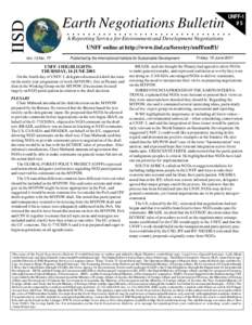 IISD  Earth Negotiations Bulletin UNFF-1 #5