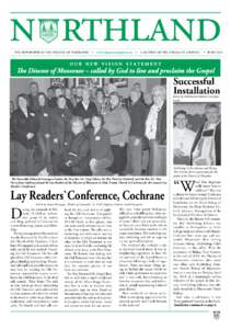 northland THE NEWSPAPER OF THE DIOCESE OF MOOSONEE •  www.moosoneeanglican.ca