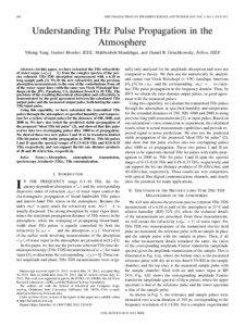 406  IEEE TRANSACTIONS ON TERAHERTZ SCIENCE AND TECHNOLOGY, VOL. 2, NO. 4, JULY 2012