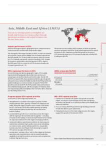 Asia, Middle East and Africa (AMEA) Execute our strategic plans to strengthen our brands and increase our revenue share through operational excellence and outperformance over the next three years.