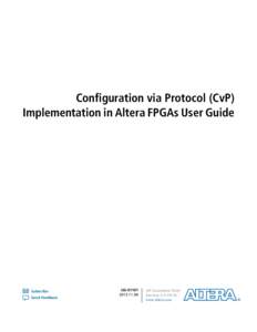 Configuration via Protocol (CvP) Implementation in Altera FPGAs User Guide