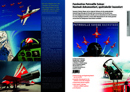 Patrouille Suisse - Backstage | Flyer