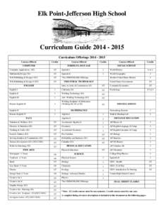 Elk Point-Jefferson High School  Curriculum Guide[removed]