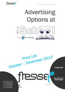 iSchool_Price List Q4-2013_English_150dpi