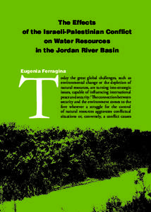 The Effects of the Israeli-Palestinian Conflict on Water Resources in the Jordan River Basin  T