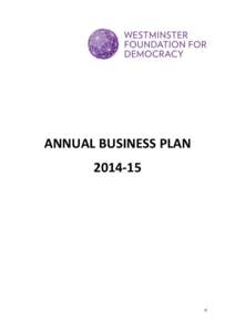 ANNUAL BUSINESS PLAN[removed]  CONTENTS