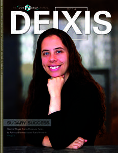 DEPARTMENT OF ENERGY COMPUTATIONAL SCIENCE GRADUATE FELLOWSHIP  DEIXIS THE  ANNUAL