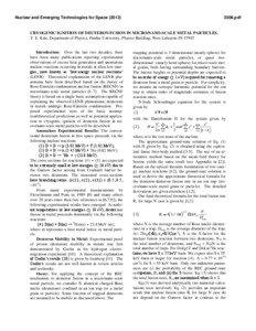 Nuclear fusion / Environmental isotopes / Isotopes of hydrogen / Nuclear materials / Cold fusion / Helium-3 / Nuclear reaction / Deuterium / Tritium / Physics / Chemistry / Nuclear physics