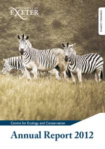 Cornwall Campus  Centre for Ecology and Conservation Annual Report 2012
