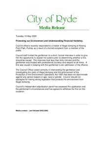 Microsoft Word - PROTECTING ENVIRONMENT FINANCIAL HARDSHIP.doc