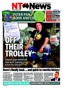 Thursday, February 12, 2015  ntnews.com.au PETER PAN BOOK AND CD