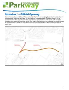 Windsor /  Ontario / Human geography / Parks in Windsor /  Ontario / Trans Canada Trail / Ontario / Detroit River / E. C. Row Expressway