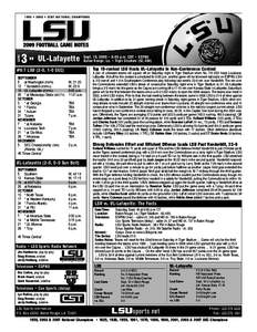 Game 3 Notes UL-Lafayette (Final).qxd