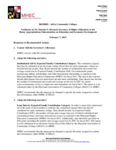 Vocational education / Academic transfer / Didactics / Community college / Midwestern Higher Education Compact / Anthony G. Brown / Transfer credit / Middle States Association of Colleges and Schools / Carroll Community College / Education / Academia / Knowledge