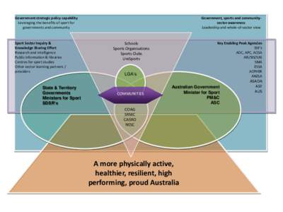 Government strategic policy capability Leveraging the benefits of sport for governments and community Sport Sector Inquiry & Knowledge Sharing Effort