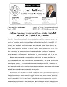  	
  	
  	
  	
  	
  	
  	
  	
  	
  	
  	
  	
  	
  	
  	
  	
  	
  	
    FOR IMMEDIATE RELEASE March 6, 2013  Contact: Jeff Hillery, Communications Director