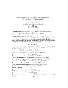 PERIODIC CONTINUED FRACTION REPRESENTATIONS OF FIBONACCI-TYPE IRRATIONALS V.E. HOGGATT,JR.