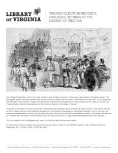 Virginia Election Records: Published Returns at the Library of Virginia Virginia Election Records: Published