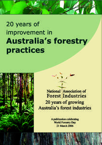 20 years of improvement in Australia’s forestry practices