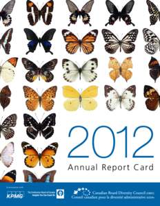 2012 Annual Report C a rd In association with:  www.boarddiver sit y. ca