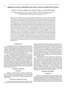 Lucas, S.G., Spielmann, J.A., Hester, P.M., Kenworthy, J.P. and Santucci, V.L., eds., 2006, Fossils from Federal Lands. New Mexico Museum of Natural History and Science Bulletin[removed]ADDITIONAL FOSSIL VERTEBRATE TRAC