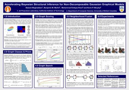 Accelerating Bayesian Structural Inference for Non-Decomposable Gaussian Graphical Models Baback Moghaddam1, Benjamin M. Marlin2, Mohammad Emtiyaz Khan2 and Kevin P. Murphy2 1. Jet Propulsion Laboratory, California Insti
