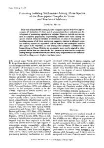 Copeia, 1981(2), ppPremating Isolating Mechanisms Among Three Species of the Rana pipiens Complex in Texas and Southern Oklahoma DAVIDM. HILLIS