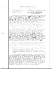 VERMONT ENVIRONMENTAL BOARD 10 V.S.A., Chapter 151 RE: Okemo Mountain, Inc. R.F.D. #1