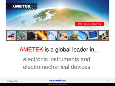 Microsoft PowerPoint - AMETEK 2016 Overview.pptx