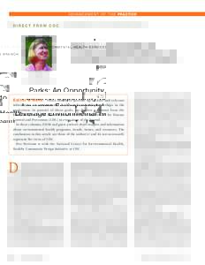 Parks: An Opportunity to Leverage Environmental Health