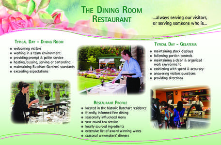 THE DINING ROOM RESTAURANT TYPICAL DAY - DINING ROOM   