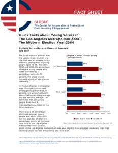 Los Angeles / Orange County /  California / Geography of the United States / Hispanic and Latino American / Puerto Ricans in the United States / Geography of California / Elections / Voter turnout