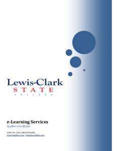 e-Learning Services Student Handbook[removed] | ([removed]removed] | [removed]  Contents