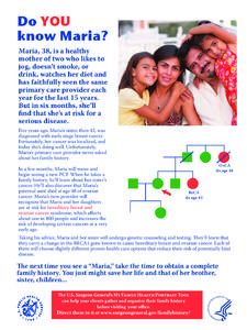 Do You Know Maria? Family History of Breast Cancer